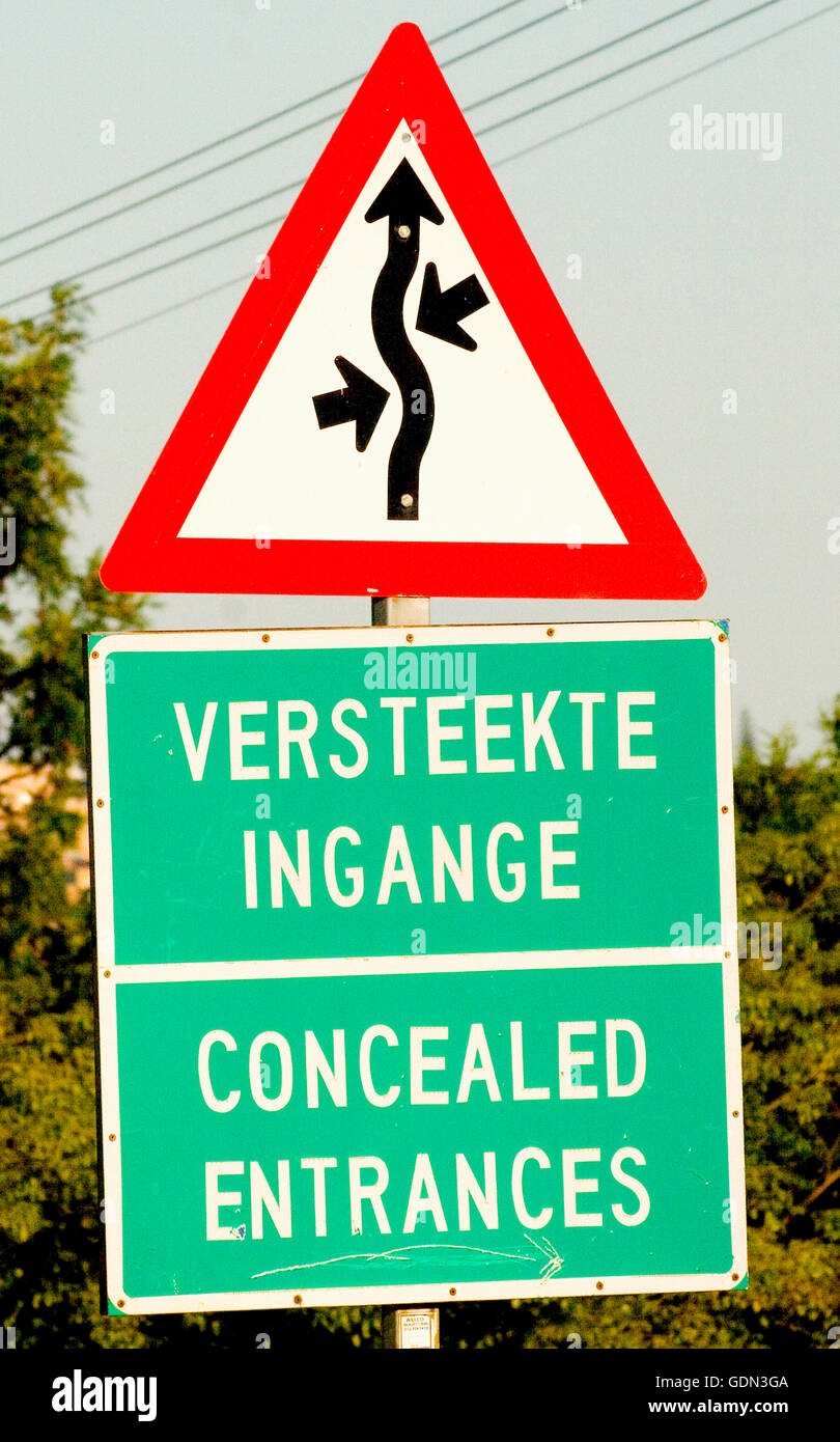 Traffic Sign, Pretoria, South Africa Stock Photo Alamy