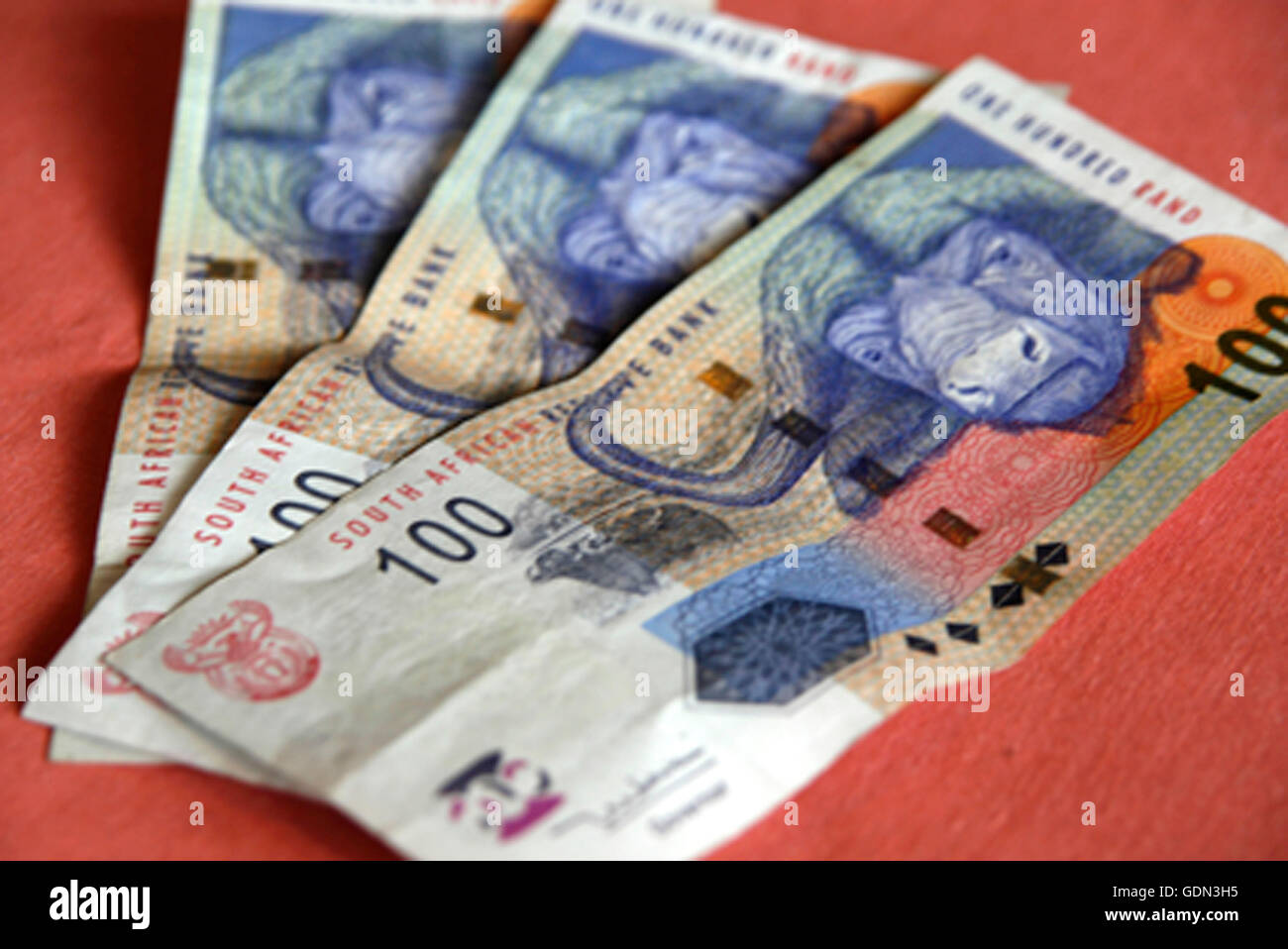 South African Currency, Rand Stock Photo