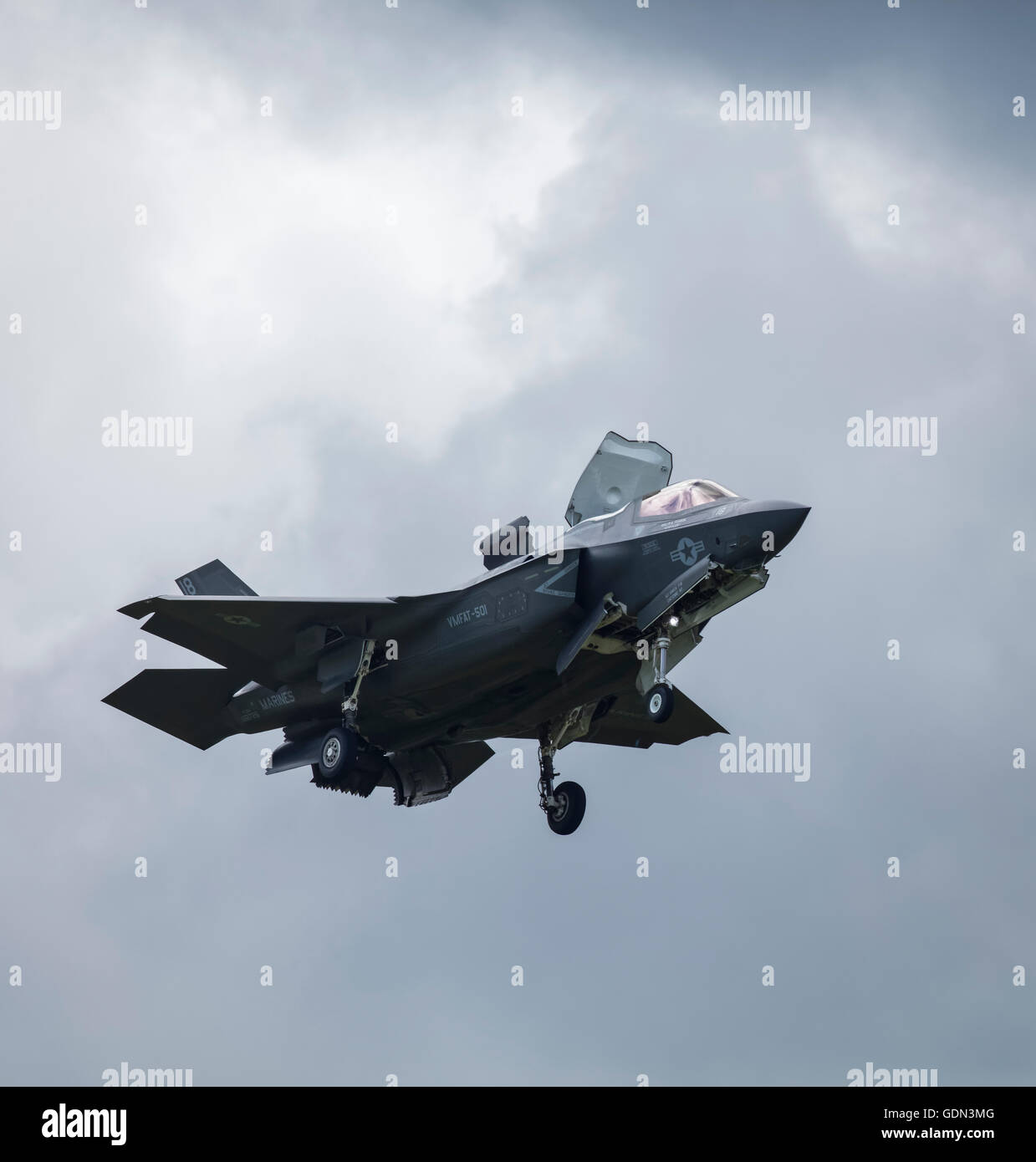 Raf f 32b fighter plane hovering hires stock photography and images