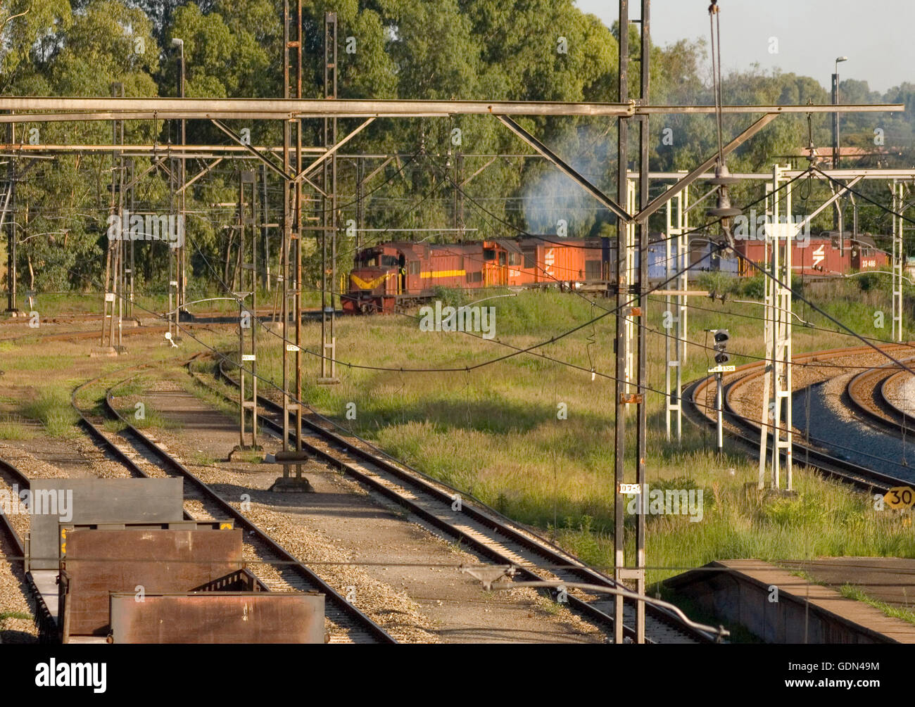 Potchefstroom Train Station, Free State, South Africa Stock Photo - Alamy