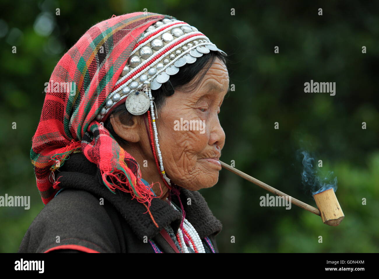 Akha village north thailand hi-res stock photography and images - Alamy