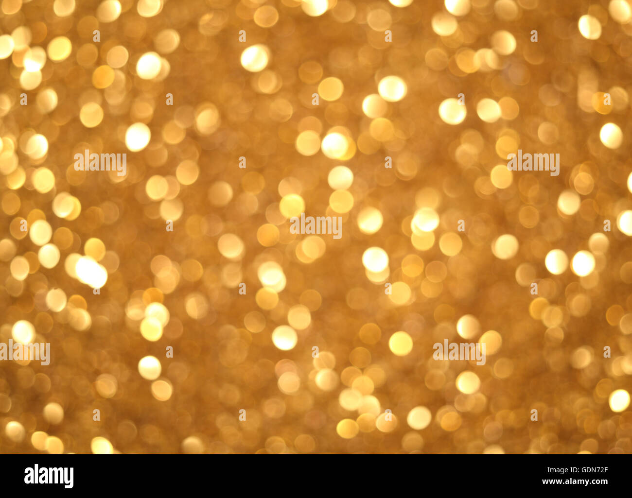 Gold glitter bokeh Stock Photo