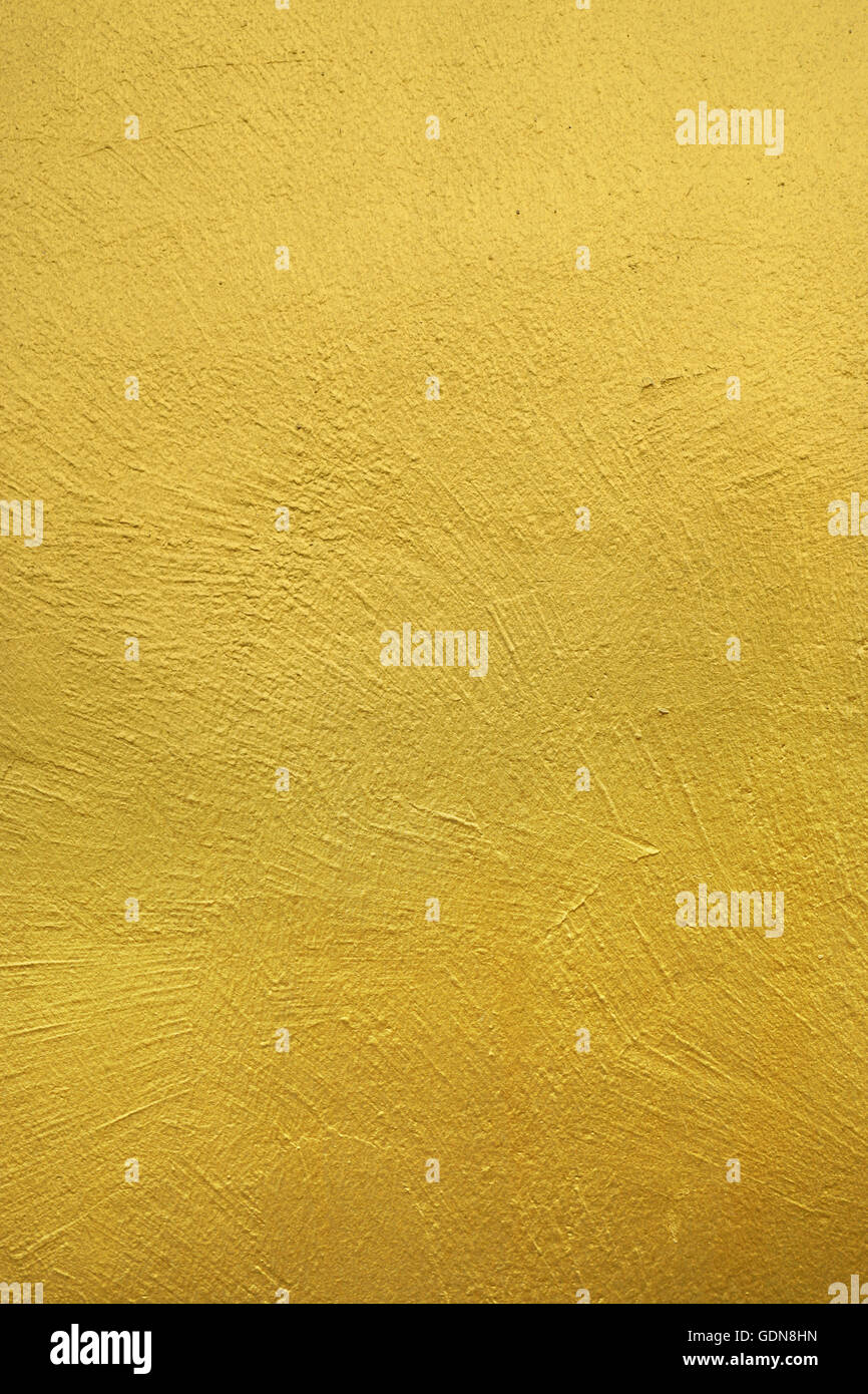 gold paint background Stock Photo