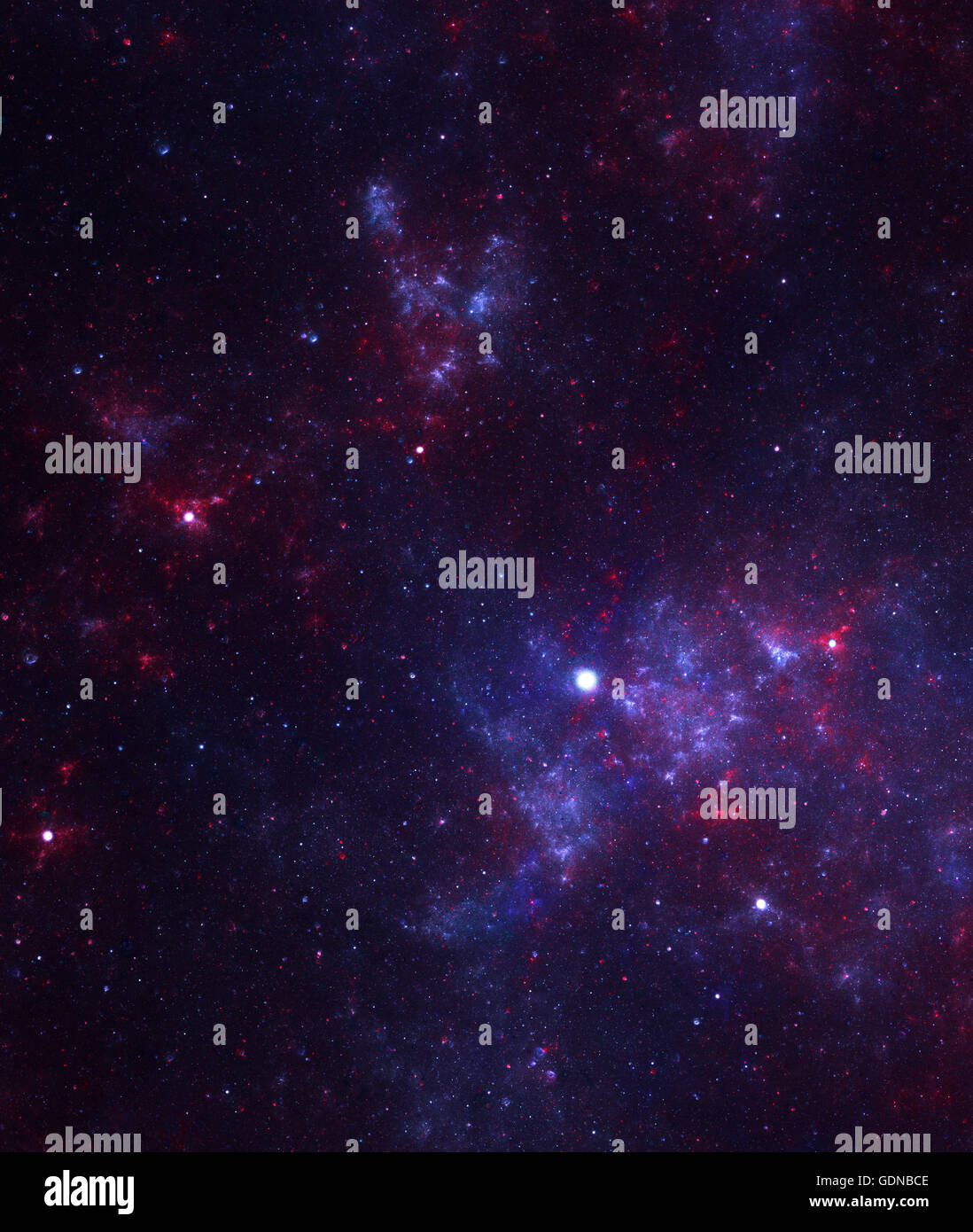 Purple nebula in deep space Stock Photo - Alamy