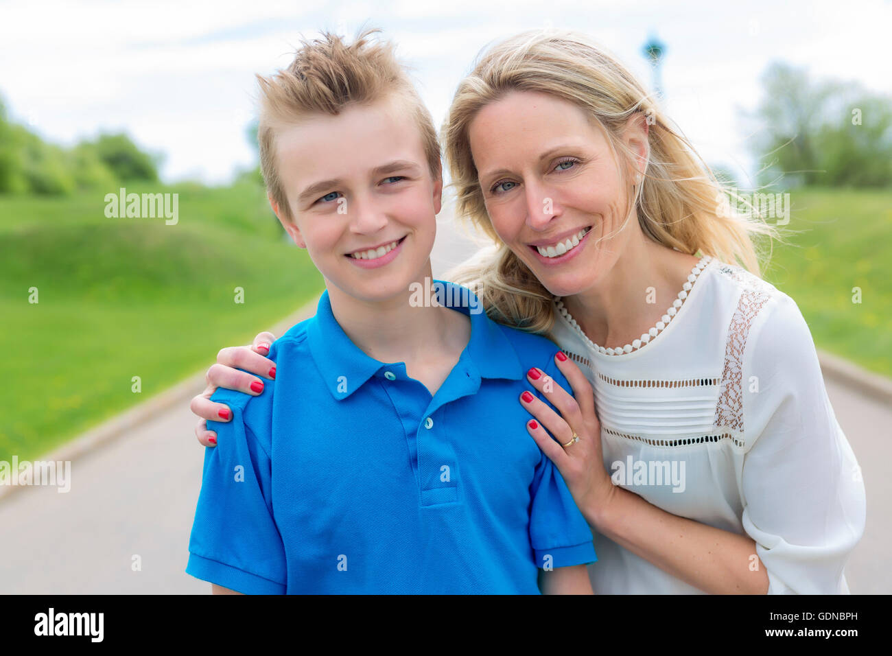 Son mother hi-res stock photography and images - Alamy