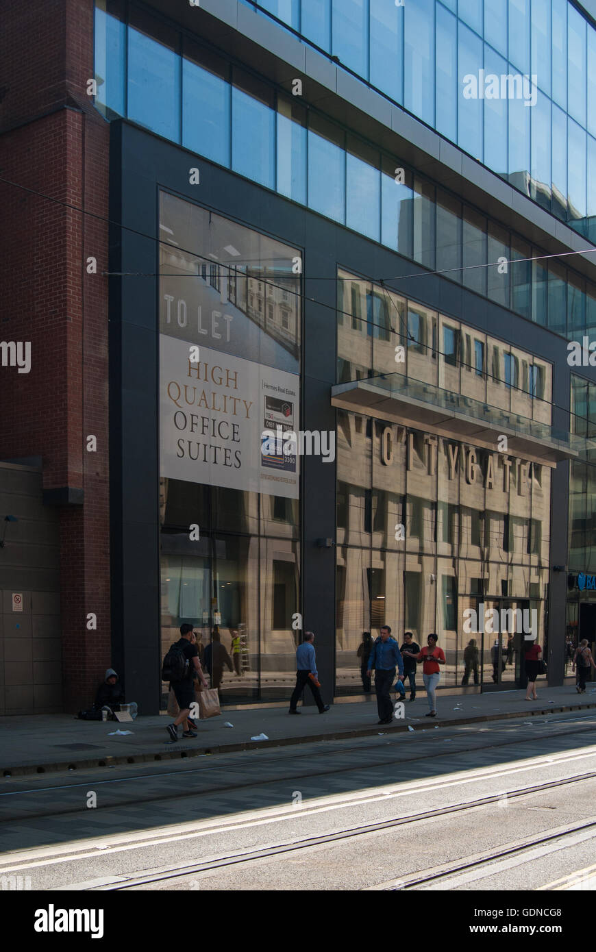 City Gate Manchester City Centre Stock Photo Alamy
