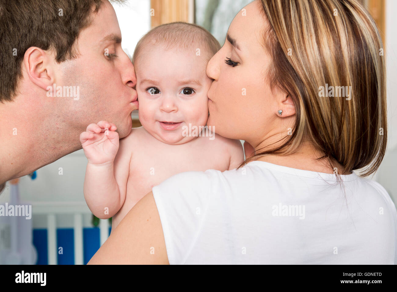 Close up girl kissing boy hi-res stock photography and images - Alamy