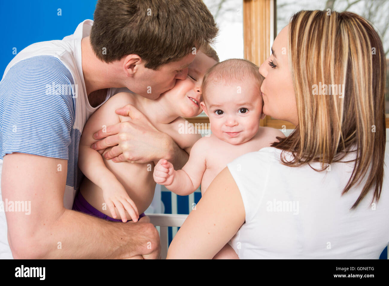 Close up girl kissing boy hi-res stock photography and images - Alamy