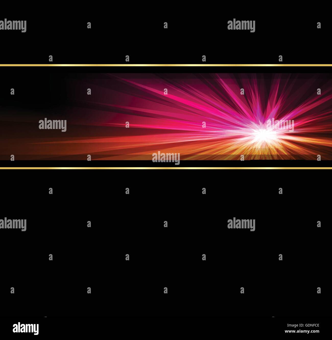 Neon abstract lines design on dark background vector Stock Vector Image ...