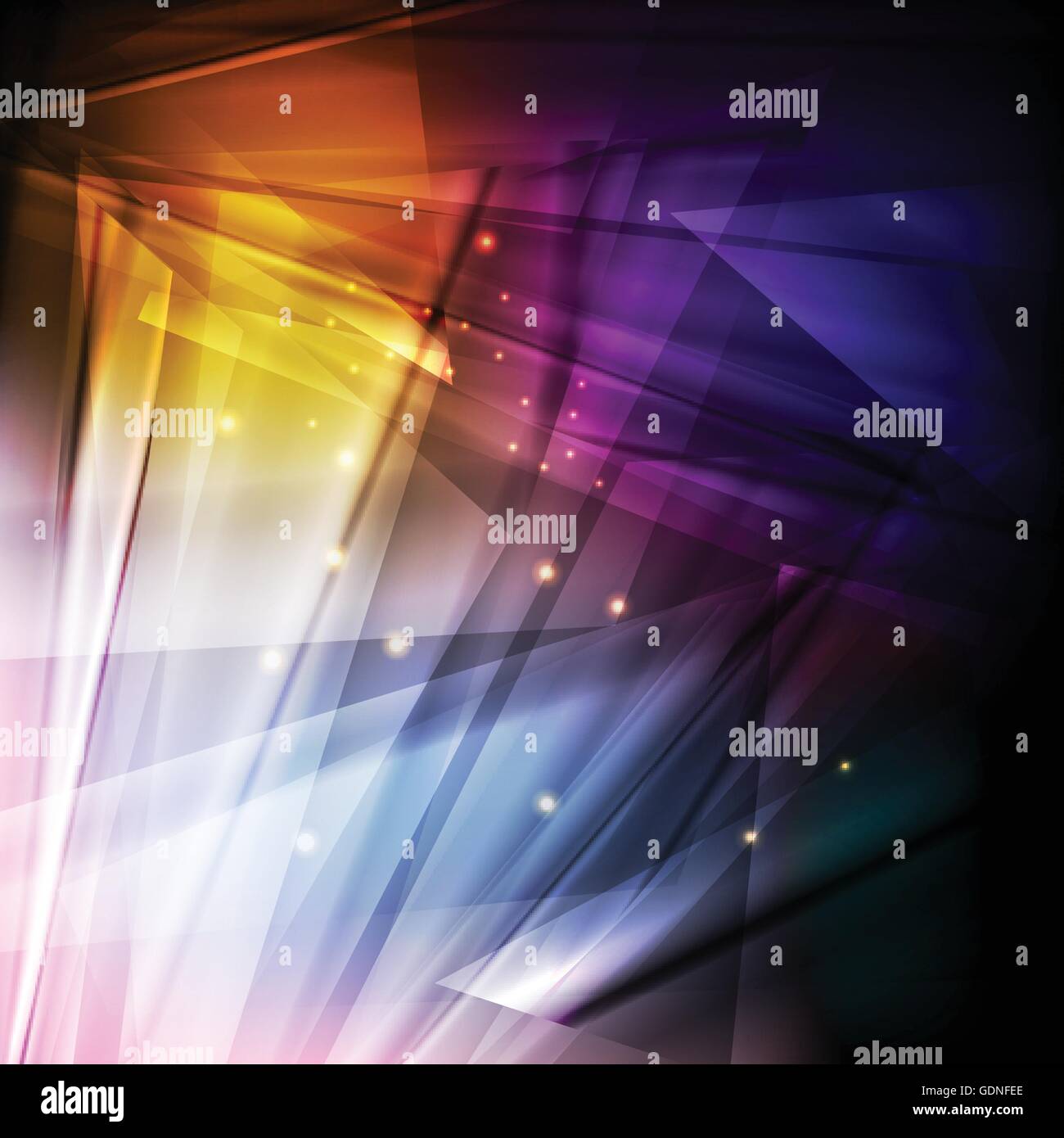 Neon abstract lines design on dark background vector Stock Vector Image ...