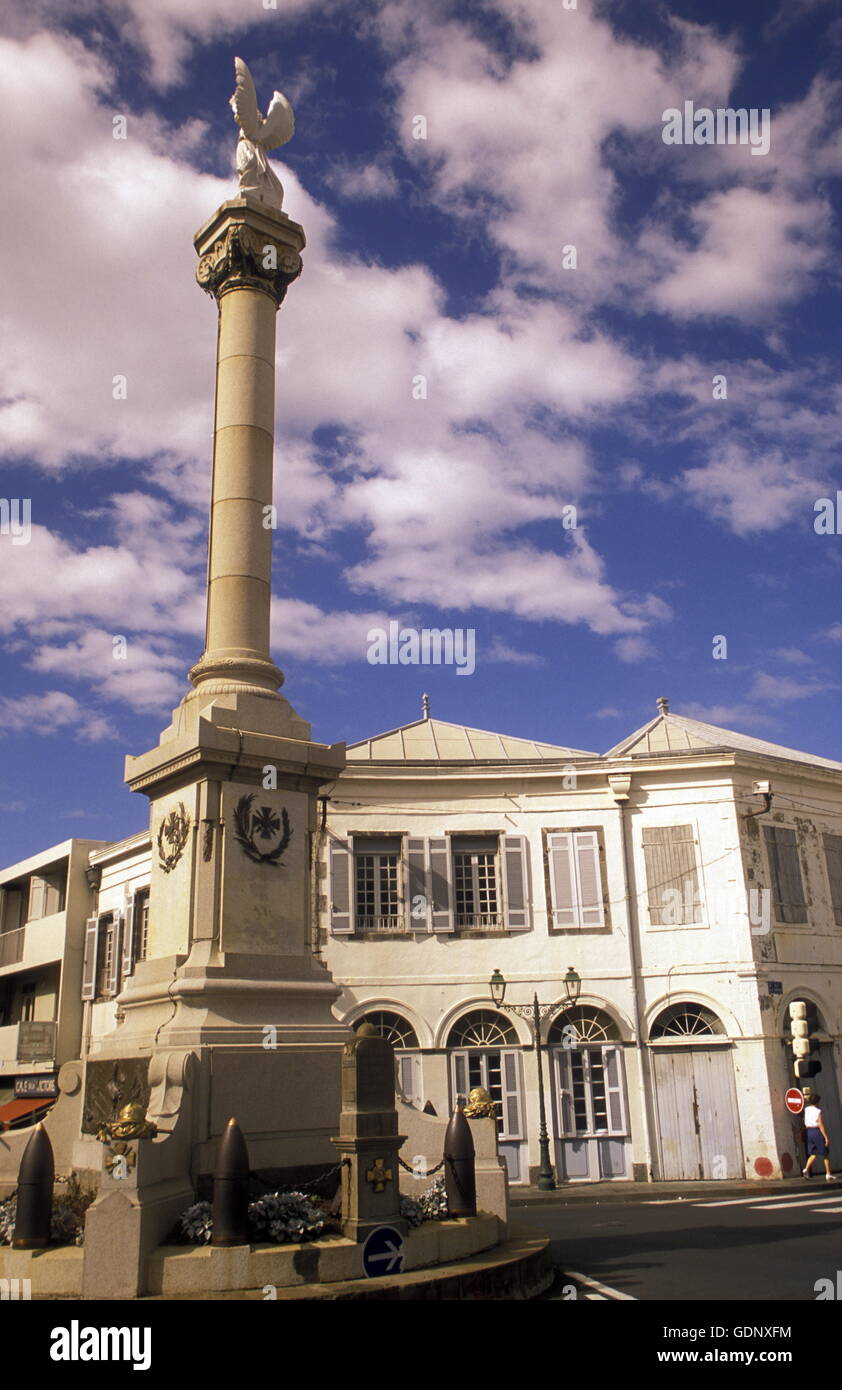the city of St Denis on the Island of La Reunion in the Indian Ocean in