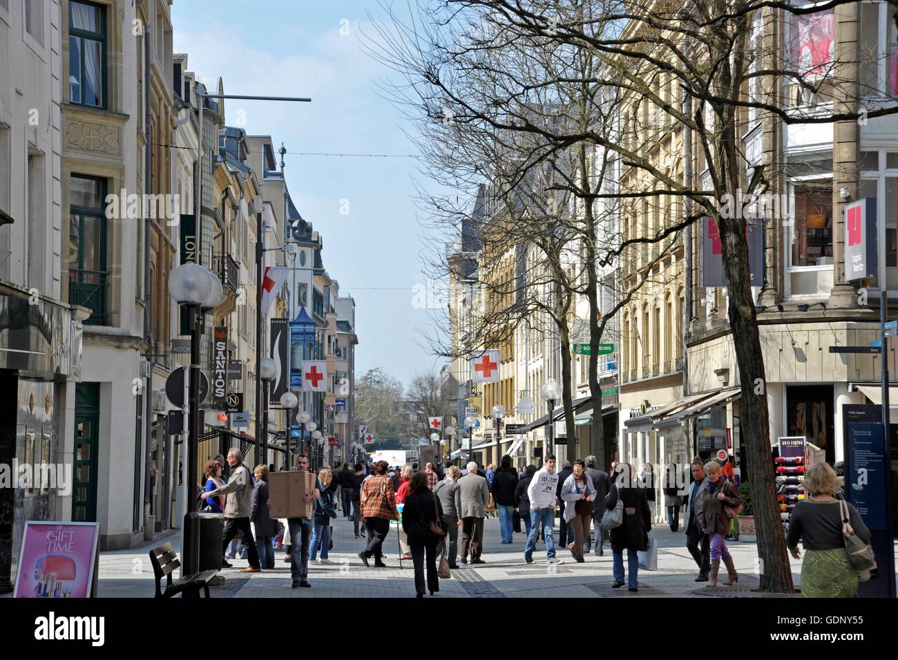 Grand rue street luxembourg hi-res stock photography and images - Alamy