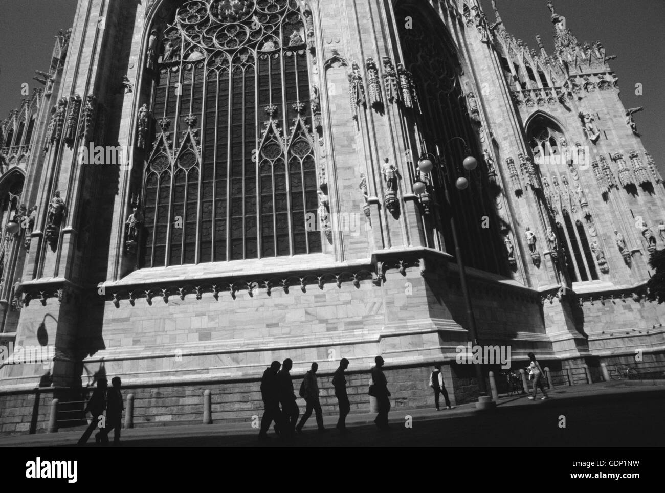 Italy, Lombardy, Milan, Piazza del Duomo Square, Duomo Catherdral ...