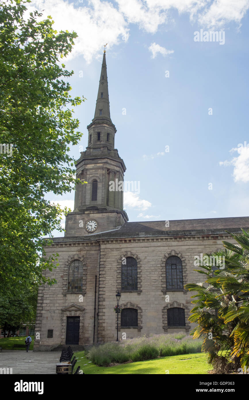 St Paul s Church Birmingham Stock Photo Alamy
