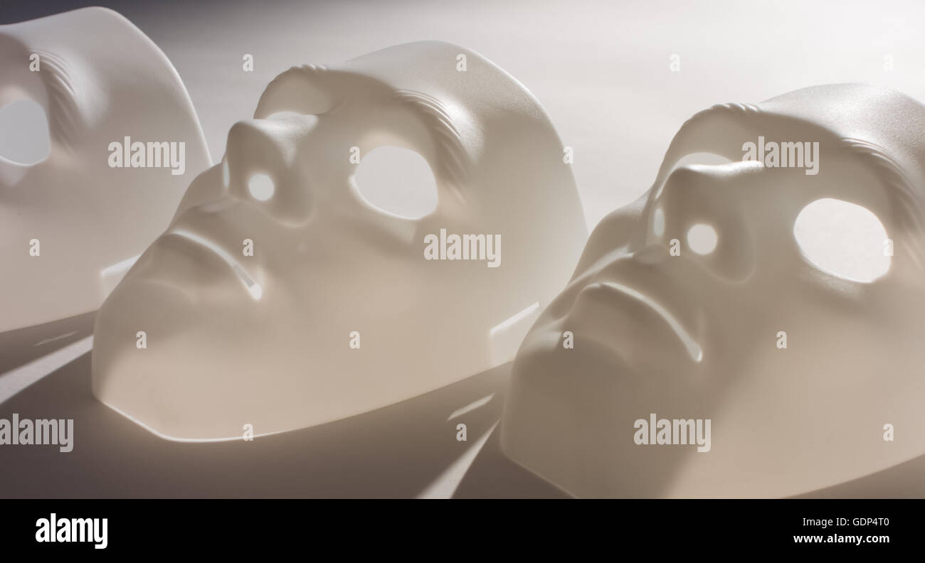 Disguise masks metaphor Stock Photo Alamy