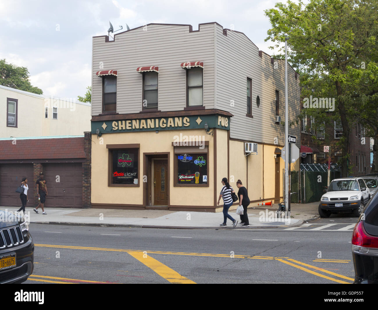 Shenanigans, long time neighborhood Irish Bar in the Kensingrton