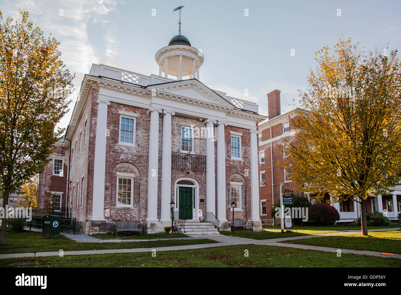 Lenox Library in Lenox, MA Stock Photo - Alamy