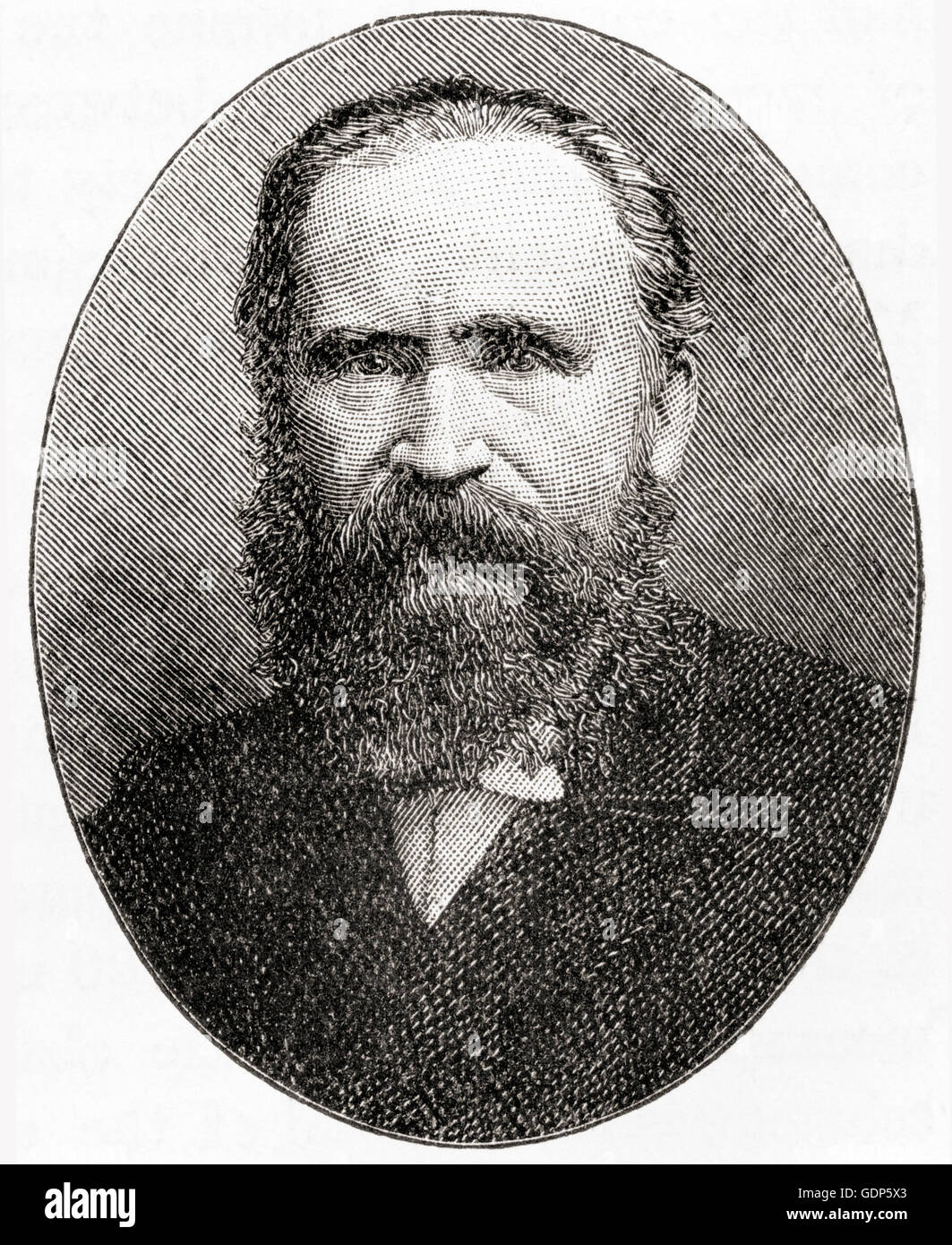 Dr Andrew Martin Fairbairn, 1838 – 1912.  Scottish theological scholar. Stock Photo