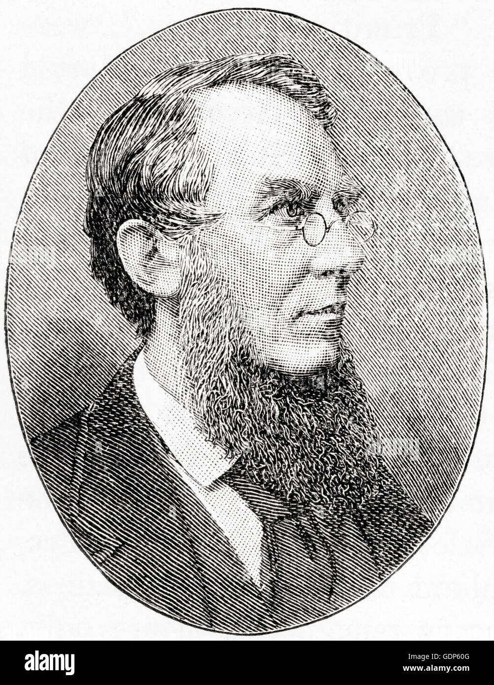 Sir Joseph Dalton Hooker, 1817 – 1911.  British botanist and explorer. Stock Photo