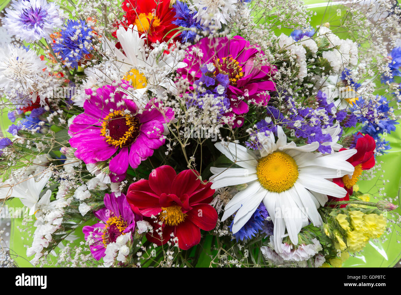 close up of bouquet of flowers. Stock Photo