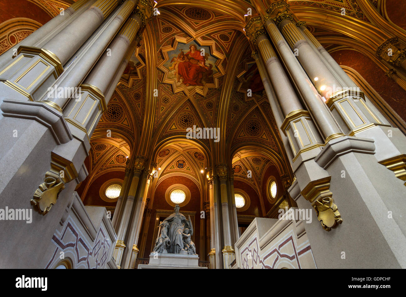 Wien, Vienna: Military Museum : staircase, Austria, Wien, 03. Stock Photo