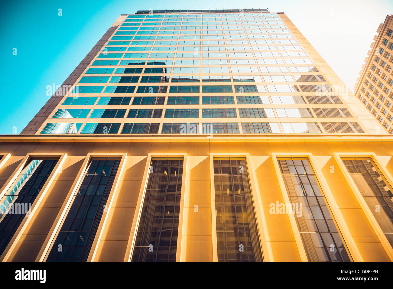 Modern Commercial building close up Stock Photo - Alamy