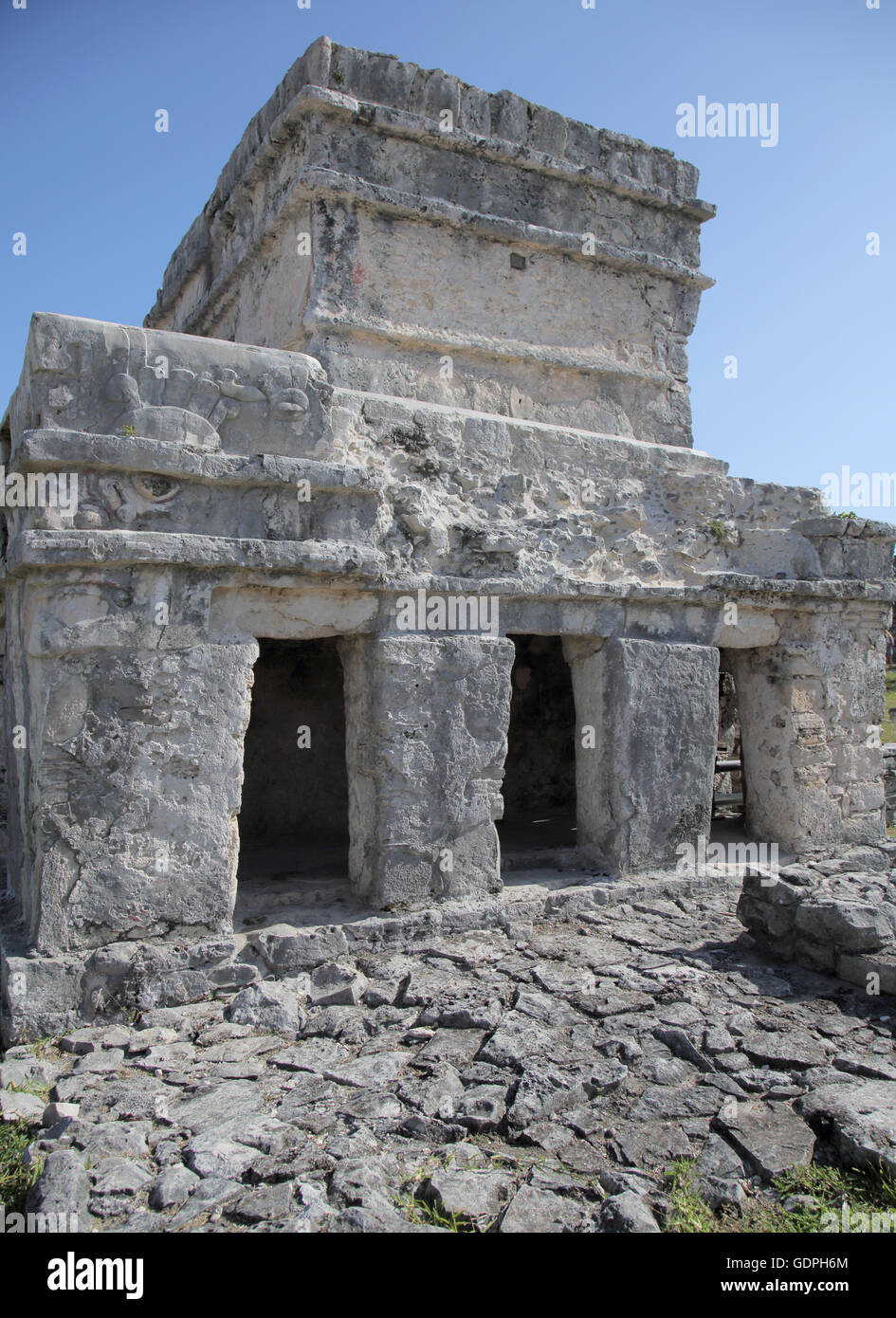 the old mayan city of tulum in mexico Stock Photo - Alamy