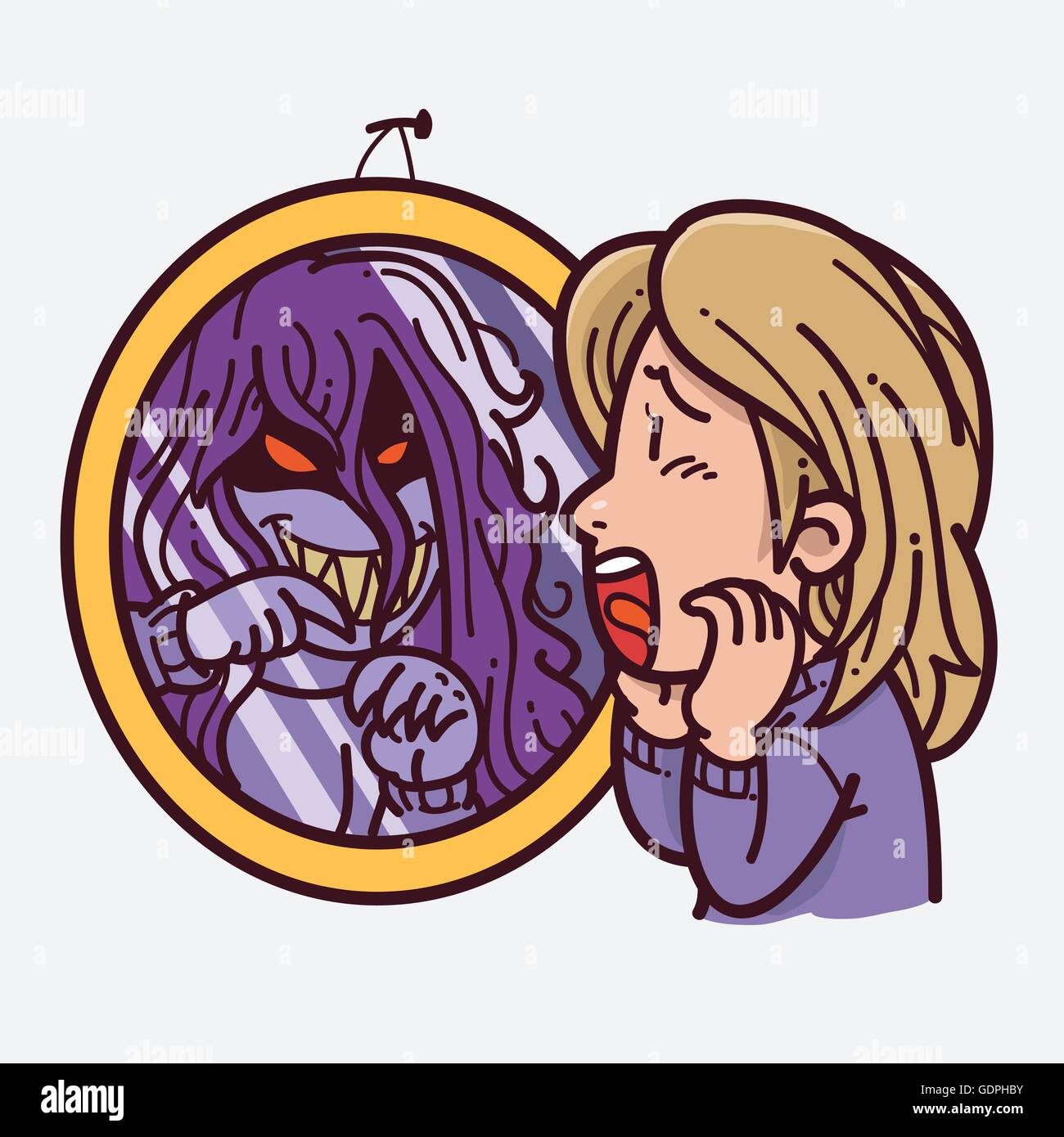 Mirror demon hires stock photography and images Alamy