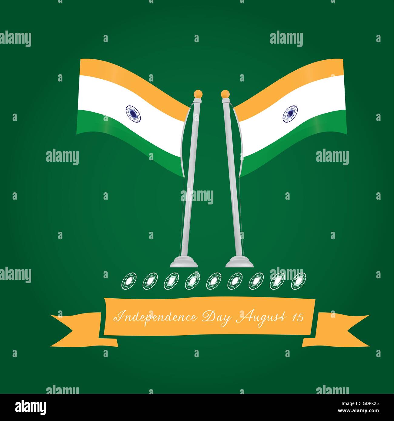 Independence day of India, Vector illustration Stock Vector Image & Art ...