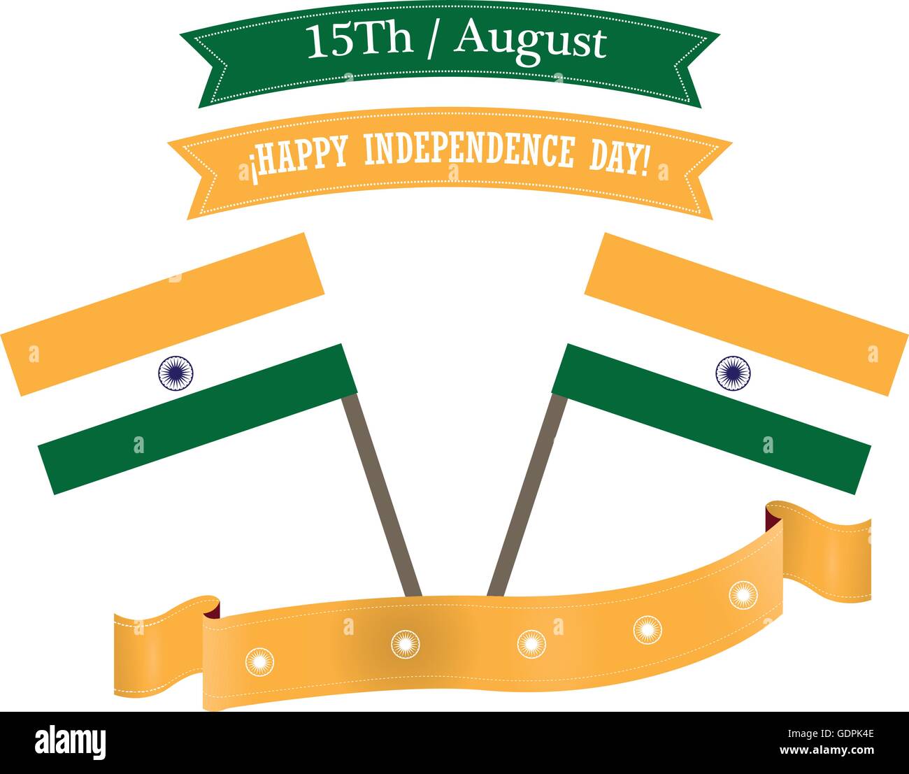 Independence day of India, Vector illustration Stock Vector Image & Art ...