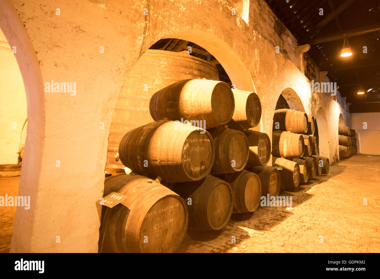 one of the Port wine Cellar of Ferreira at the waterfront on the Douro