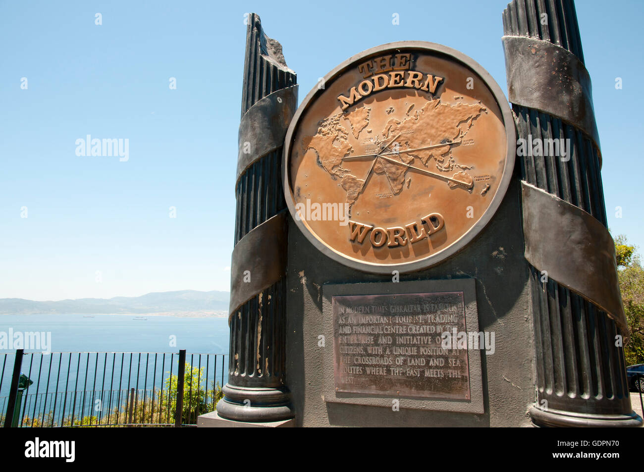 Strait of gibraltar pillars of hercules hi-res stock photography and ...