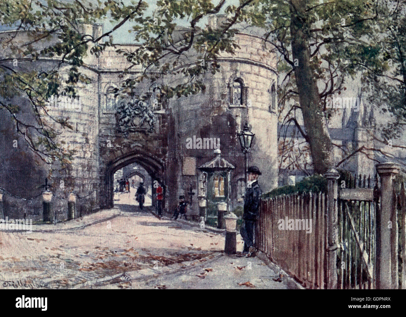 Tower of london moat painting hi-res stock photography and images - Alamy
