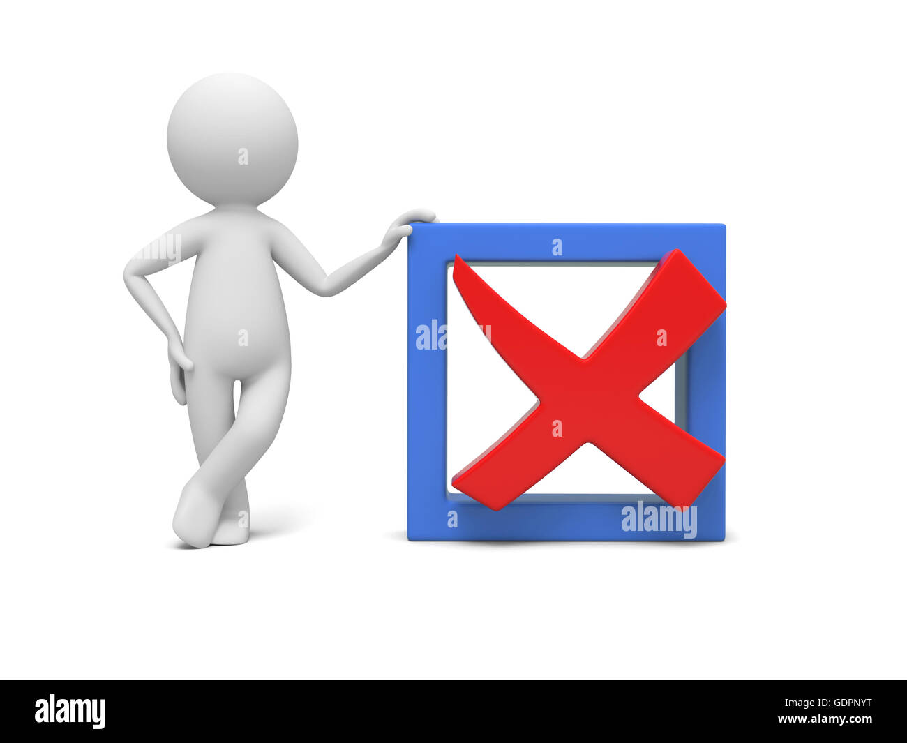 3d human check red hi-res stock photography and images - Alamy