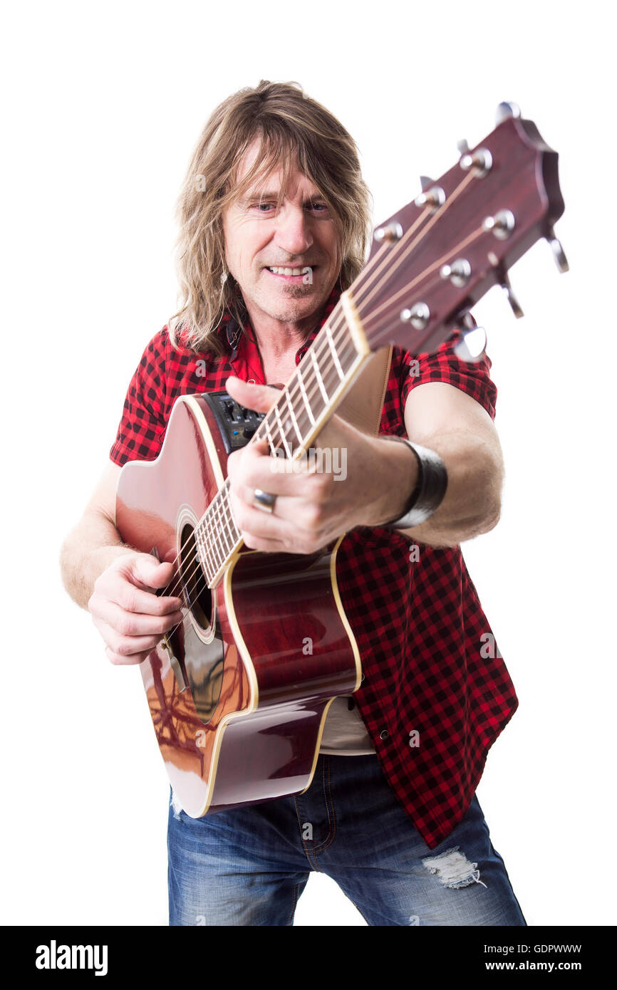 Rocker With A Bay Window Shows A Goat On A White Background Stock