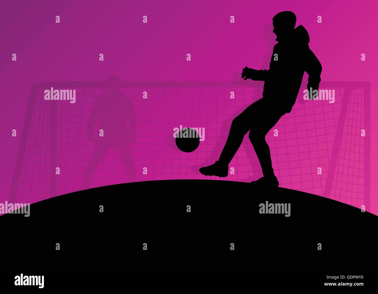 Soccer player vector background concept Stock Vector Image & Art - Alamy