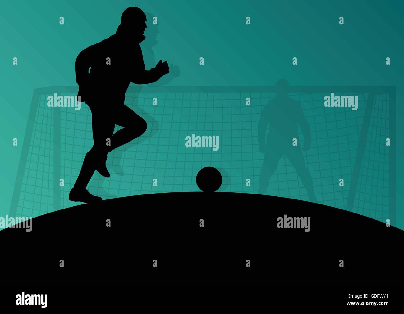 Soccer player vector background concept Stock Vector Image & Art - Alamy