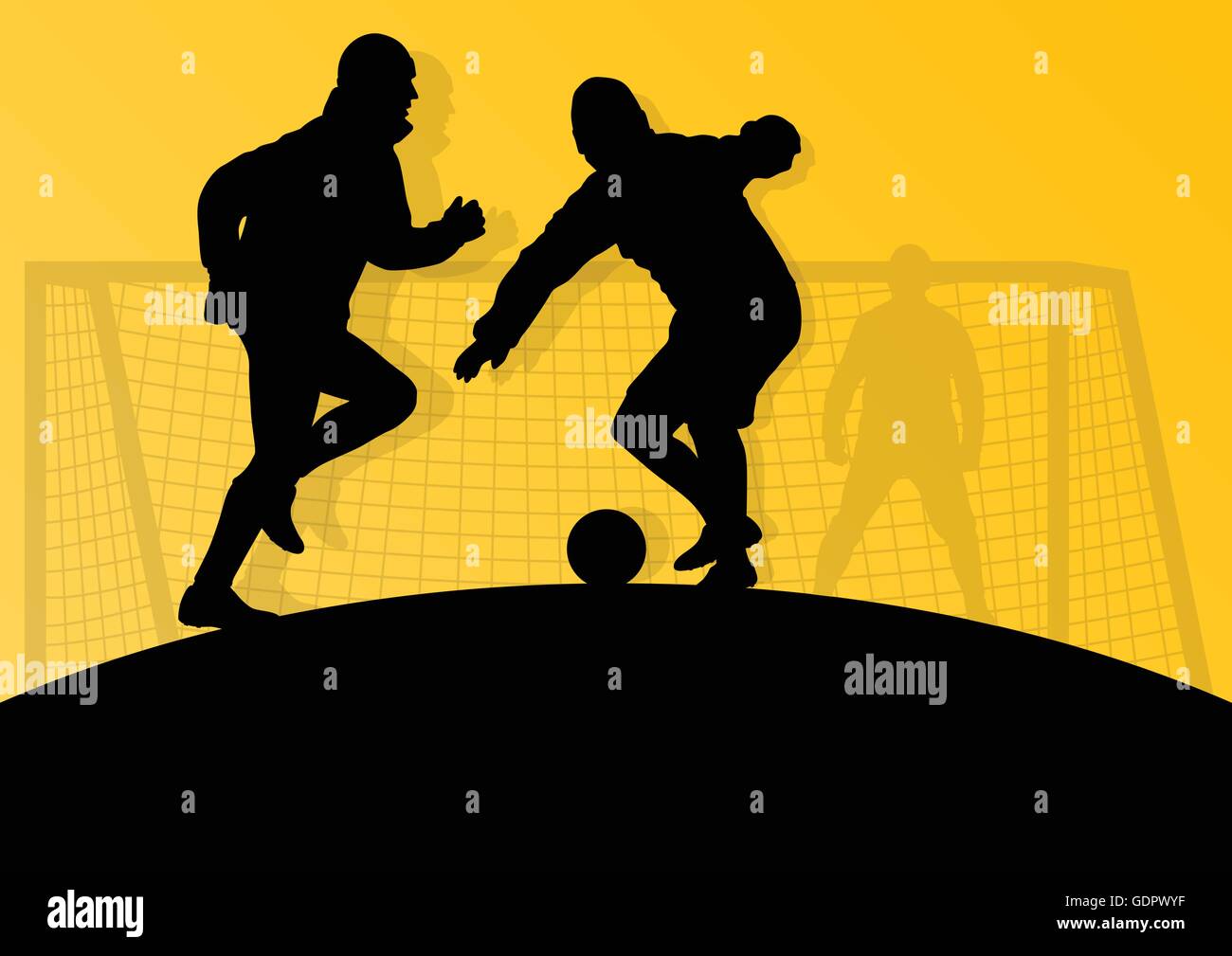 Street soccer player Stock Vector Images - Alamy