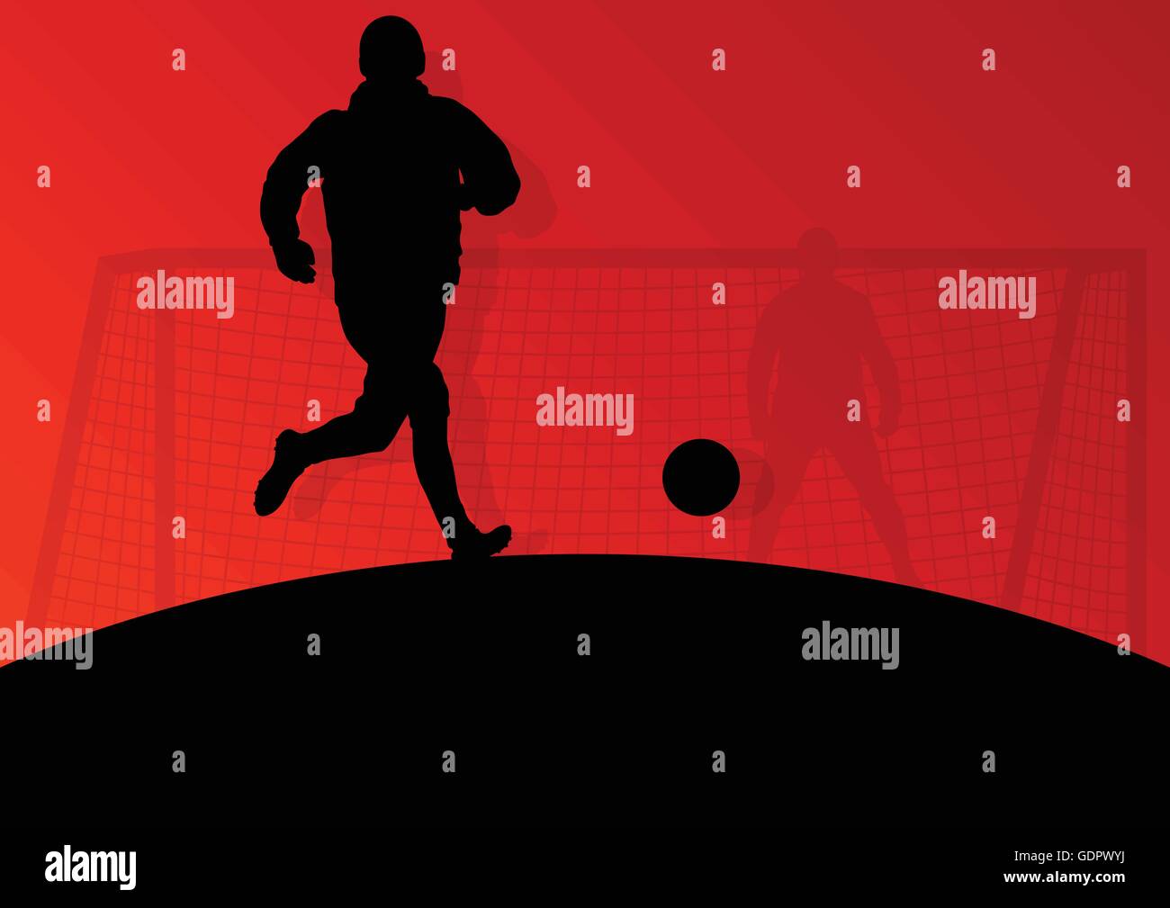 Soccer player vector background concept Stock Vector Image & Art - Alamy