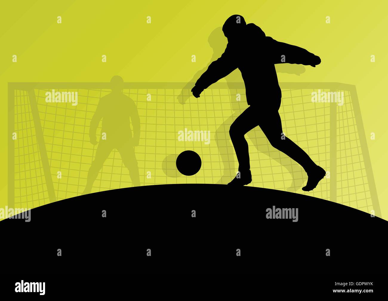 Soccer player vector background concept Stock Vector Image & Art - Alamy