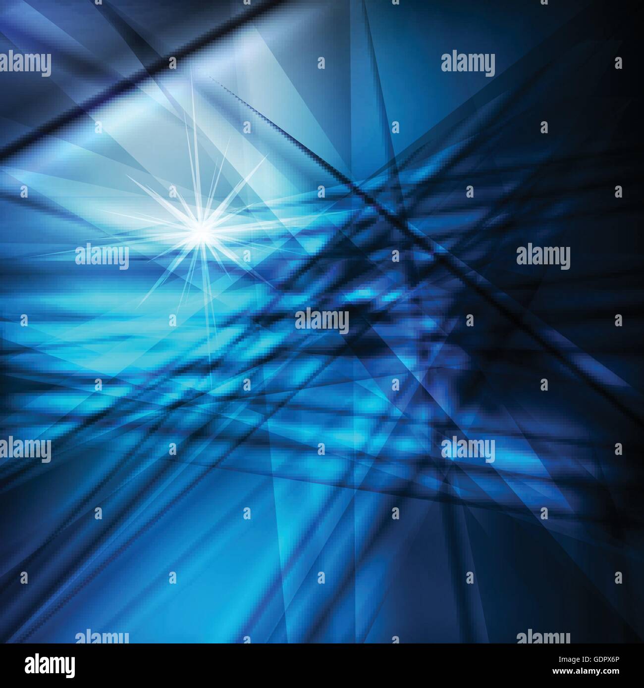 Blue abstract vector background concept with neon lines Stock Vector ...
