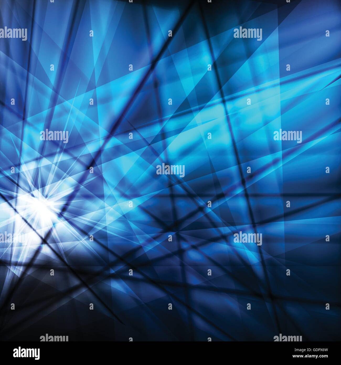 Blue abstract vector background concept with neon lines Stock Vector ...