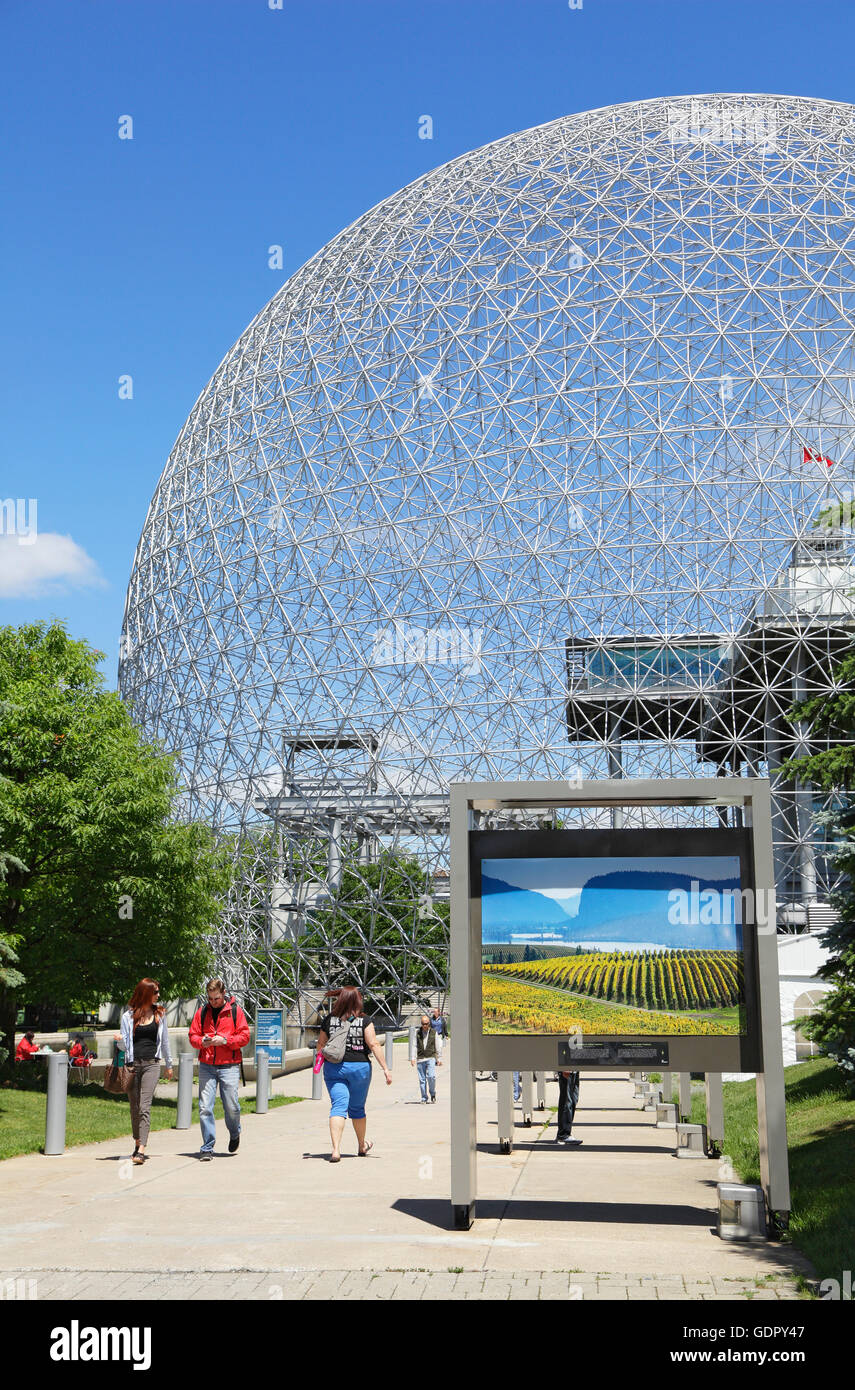 Biosphere, Musée de L'Environnement, Montreal, Quebec, Canada Stock Photo