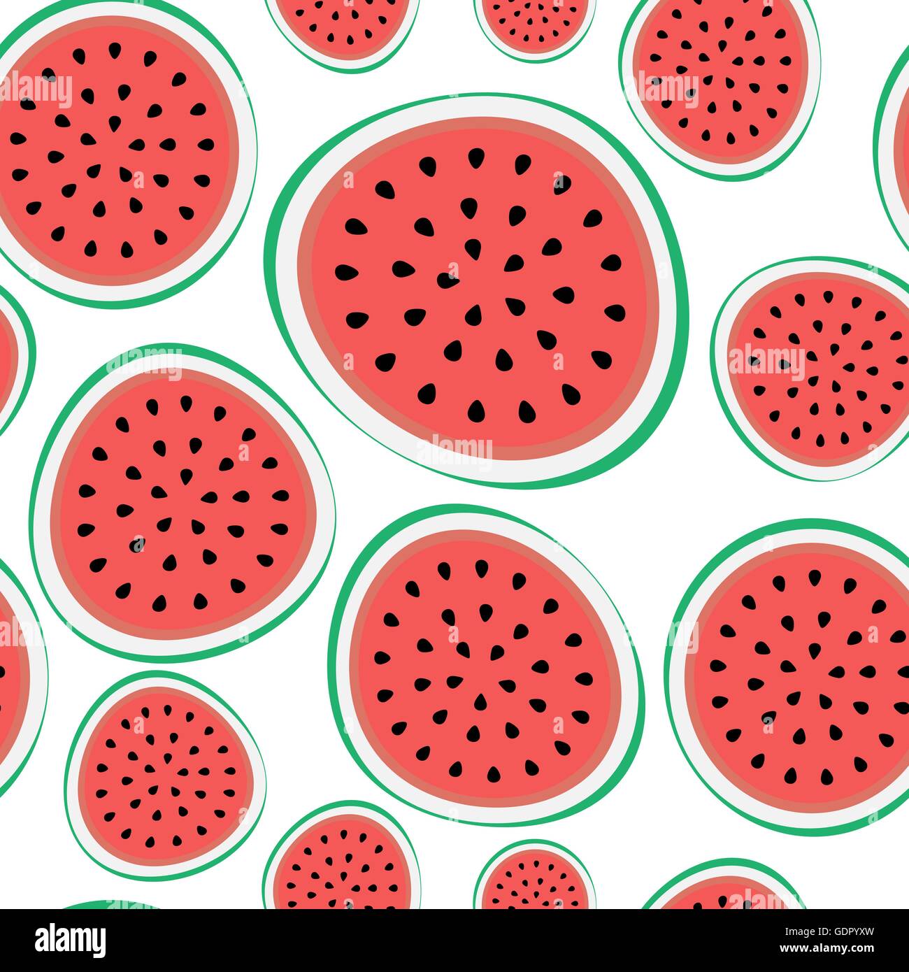 Seamless Pattern Background from Watermelon. Vector Illustration Stock ...
