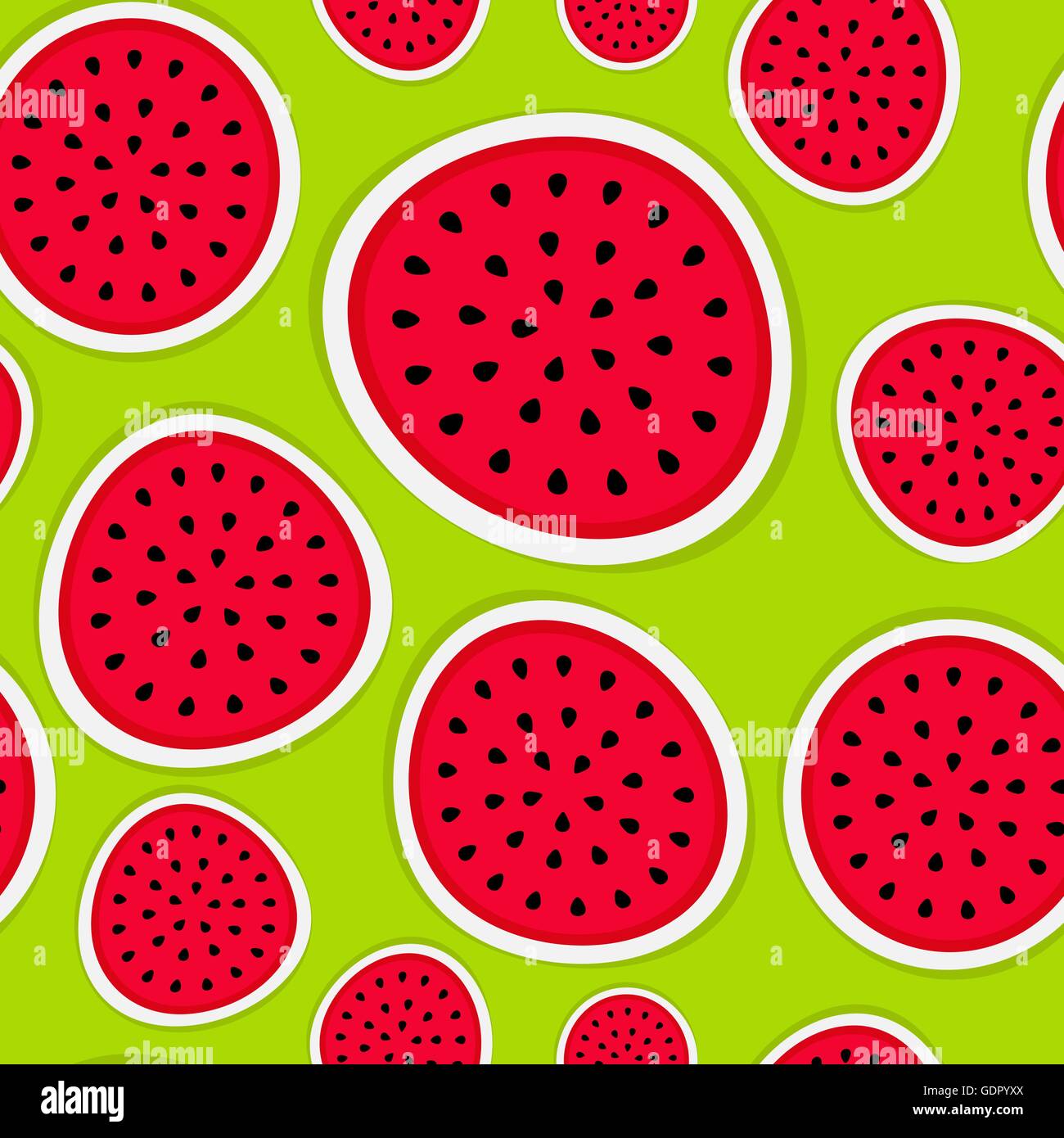 Seamless Pattern Background from Watermelon. Vector Illustration Stock ...