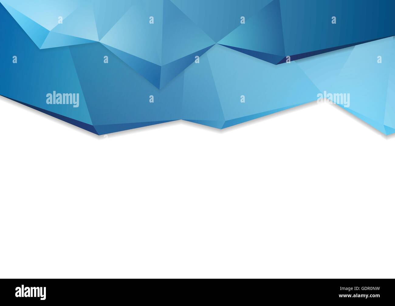 Abstract blue grey tech corporate polygonal design. Vector background ...
