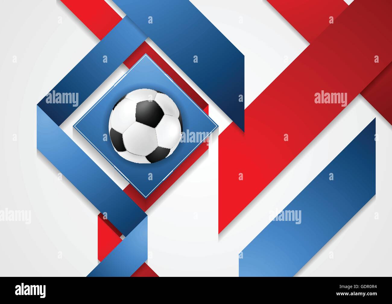 Euro Football Championship in France corporate design. Abstract