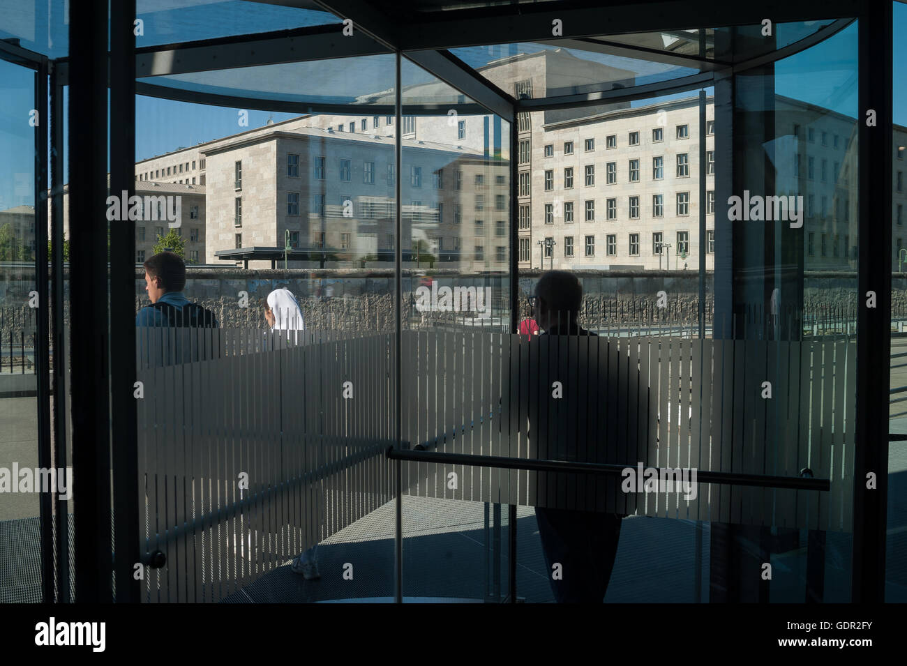 GERMANY, Berlin, June 8, 2016. The exhibition of the Topography of Terror, a historic documentation center in Berlin. Stock Photo