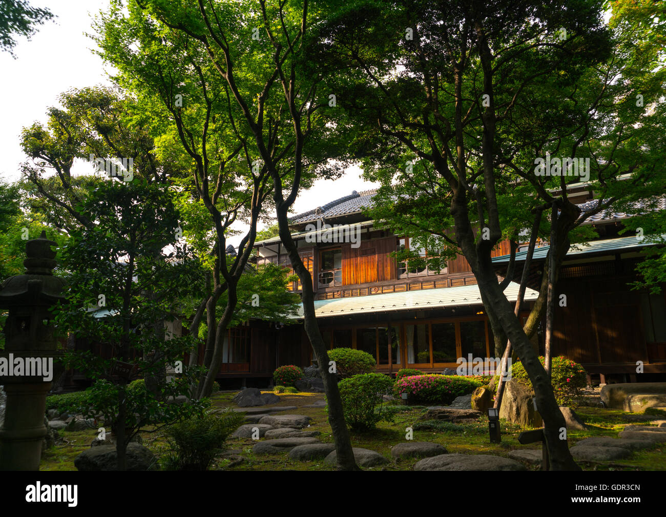 Garden Of Kyu Asakura Traditional Japanese House From Taisho Era Kanto Region Tokyo Japan