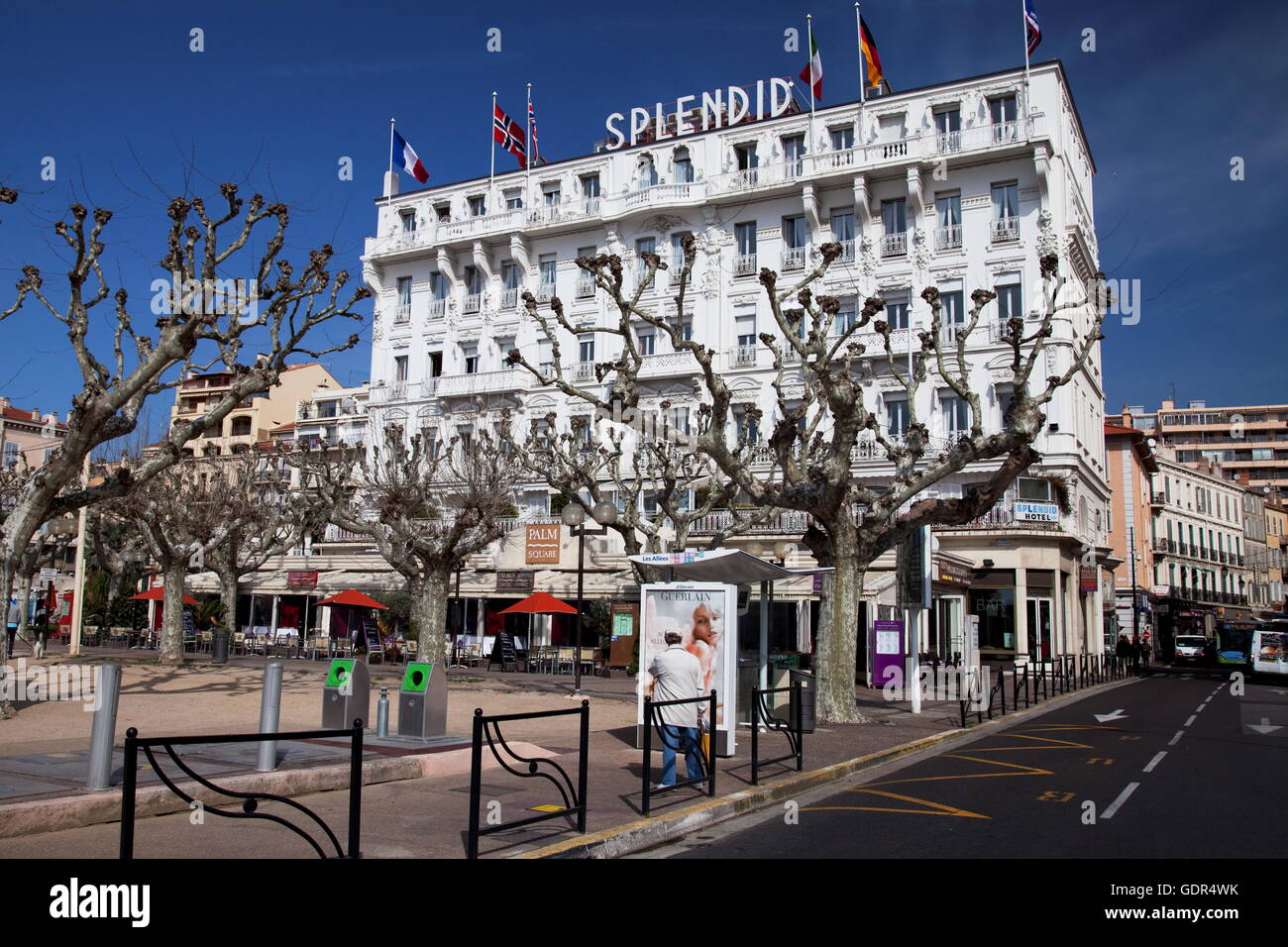 geography / travel, France, Cannes, Hotel Splendid, Additional-Rights-Clearance-Info-Not-Available Stock Photo